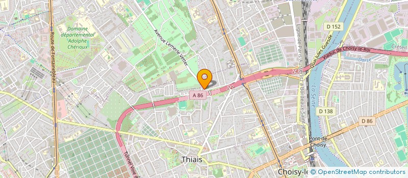 localisation de l'entreprise MONSIEUR STYV ALLOUCHE  THIAIS