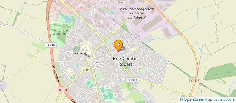localisation de l'entreprise MONSIEUR STYVAN LOPES à BRIE-COMTE-ROBERT