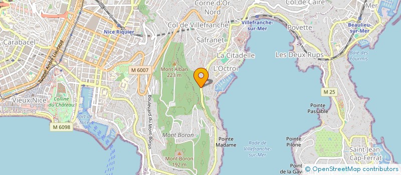 localisation de l'entreprise MONSIEUR STYVE LAROSA à VILLEFRANCHE-SUR-MER