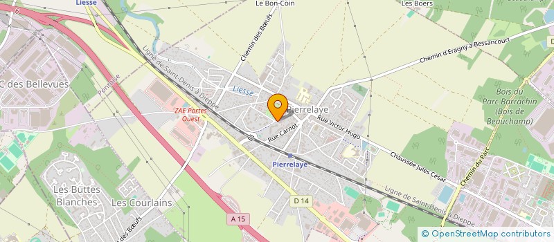 localisation de l'entreprise MONSIEUR STYVE YAMANDJA  PIERRELAYE