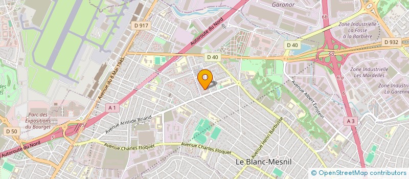 localisation de l'entreprise MONSIEUR STYVEN LABADY à LE BLANC-MESNIL