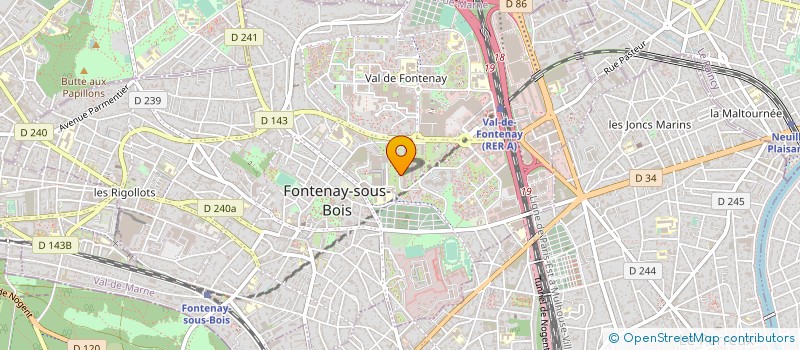 localisation de l'entreprise MONSIEUR STYVEN SOARES MOREIRA à FONTENAY-SOUS-BOIS