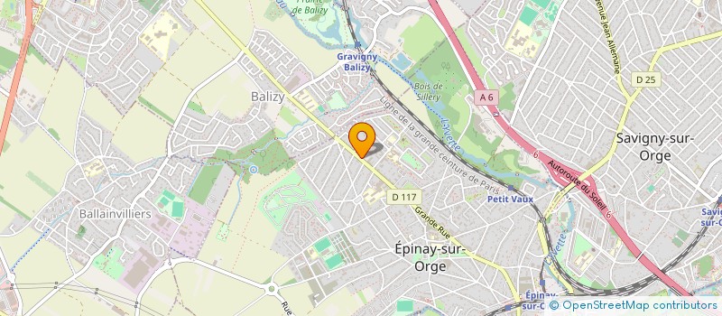 localisation de l'entreprise MONSIEUR STYVEN SYLVESTRE  EPINAY-SUR-ORGE