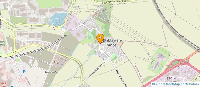 localisation de l'entreprise MONSIEUR STYVIE HENRY à TREMBLAY-EN-FRANCE