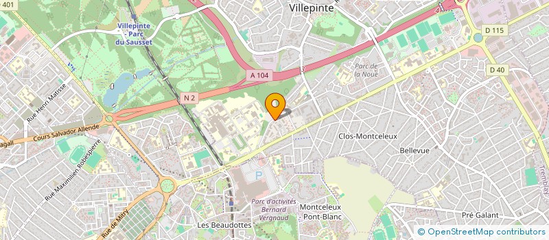 localisation de l'entreprise MONSIEUR STYVINCE DIALUNGANA  VILLEPINTE