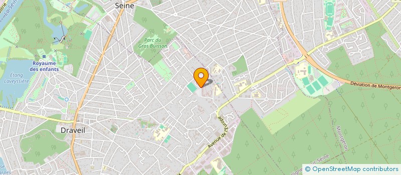 localisation de l'entreprise MONSIEUR SU KAING à DRAVEIL