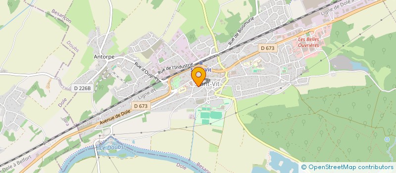 localisation de l'entreprise MONSIEUR SUAD SABANOVIC  SAINT-VIT