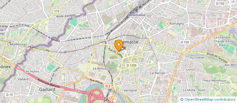 localisation de l'entreprise MONSIEUR SUAT GUNEY  ANNEMASSE