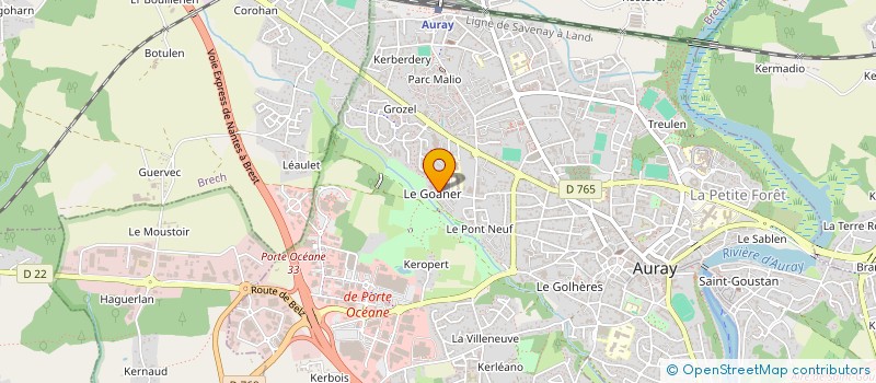 localisation de l'entreprise MONSIEUR SUAT YILDIZ à AURAY