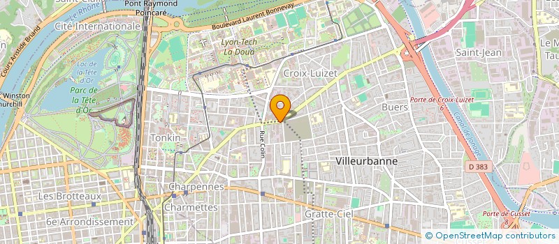 localisation de l'entreprise MONSIEUR SUBAYKAN ERBASLI à VILLEURBANNE
