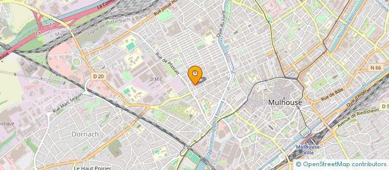 localisation de l'entreprise MONSIEUR SUBHANULLAH HOTAK  MULHOUSE