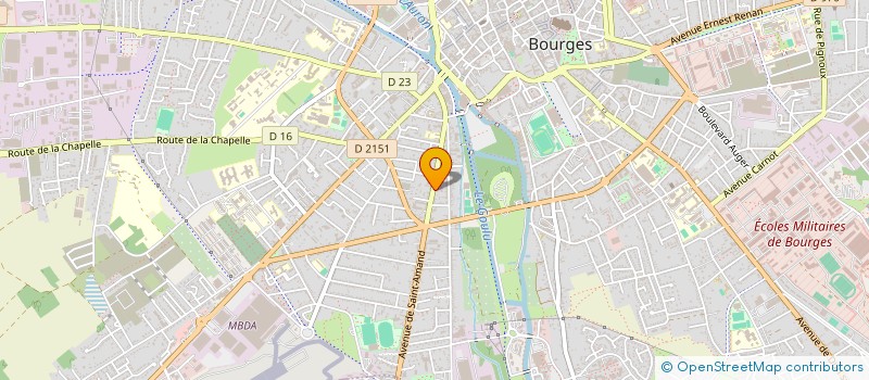 localisation de l'entreprise MONSIEUR SUBHANULLAH SHIRZAD  BOURGES