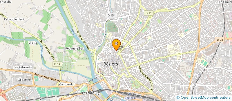 localisation de l'entreprise MONSIEUR SUBHENDU DAS  BEZIERS