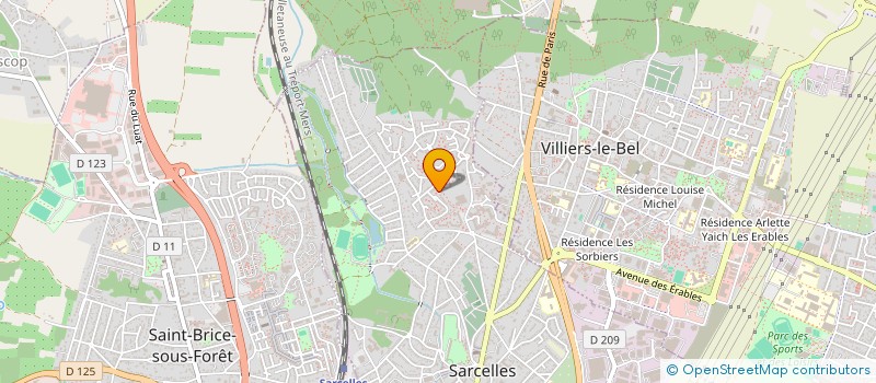 localisation de l'entreprise MONSIEUR SUBTIN BAMBOUVERT  SARCELLES