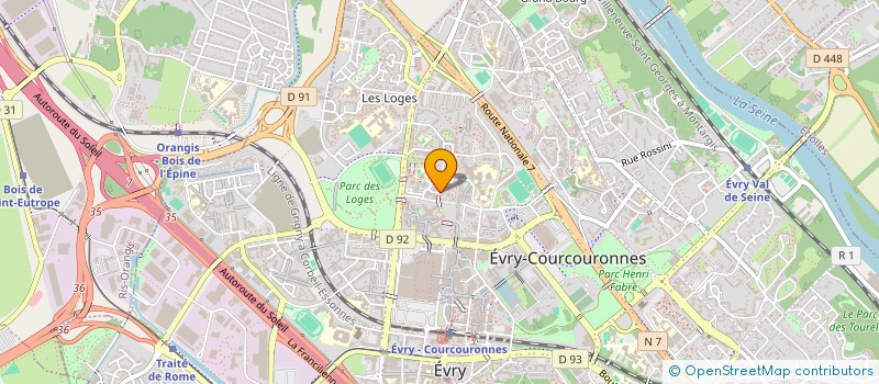 localisation de l'entreprise MONSIEUR SUDIKSH SAVOURIRADJANE à EVRY-COURCOURONNES