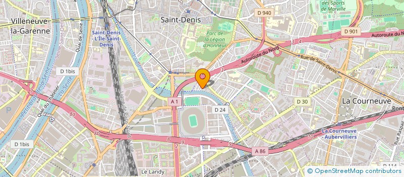 localisation de l'entreprise MONSIEUR SUFIAN KABIR à SAINT-DENIS