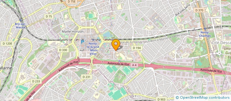 localisation de l'entreprise MONSIEUR SUFIYAN BADABHAI  NOISY-LE-GRAND