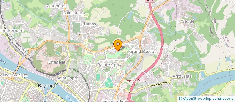 localisation de l'entreprise MONSIEUR SUFYAN ALQADDAFI  BAYONNE