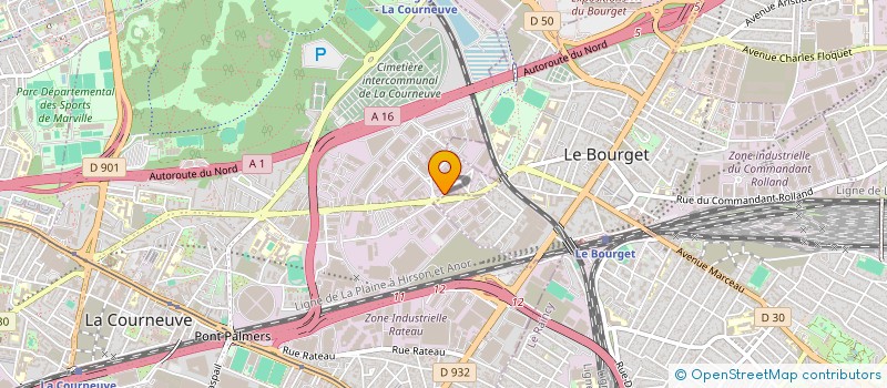 localisation de l'entreprise MONSIEUR SUFYANE SETRADY à LA COURNEUVE