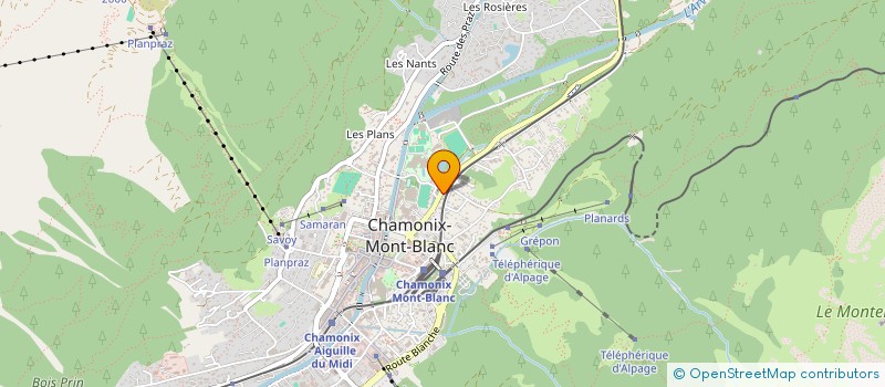 localisation de l'entreprise MONSIEUR SUJAY CHAYTOO à CHAMONIX-MONT-BLANC