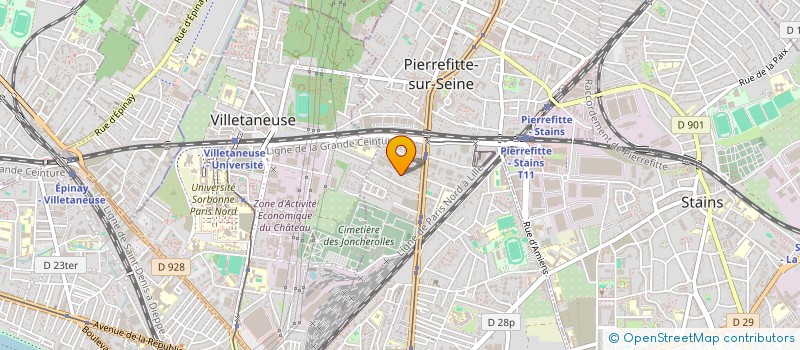 localisation de l'entreprise MONSIEUR SUKHWINDER SINGH à PIERREFITTE-SUR-SEINE