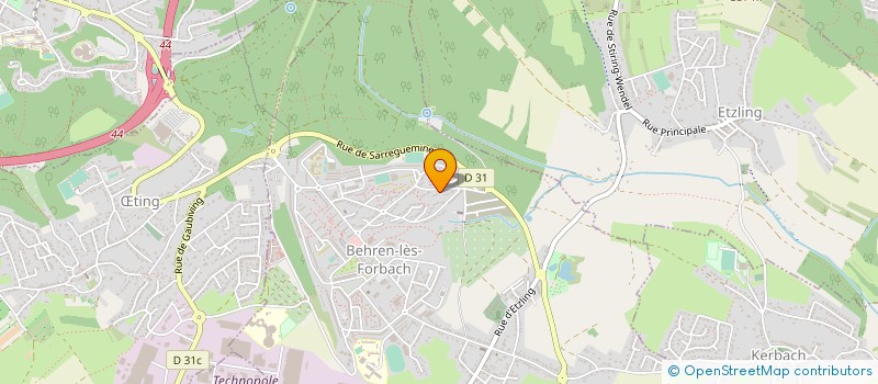 localisation de l'entreprise MONSIEUR SUKRI TAHIRI  BEHREN-LES-FORBACH