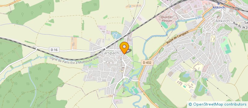 localisation de l'entreprise MONSIEUR SUKRU YILMAZ  CARSPACH