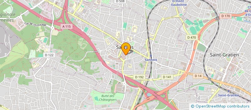 localisation de l'entreprise MONSIEUR SULA BOLA MPUTU à SANNOIS