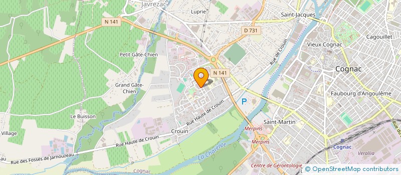 localisation de l'entreprise MONSIEUR SULAIMAN MOLAKHEL à COGNAC