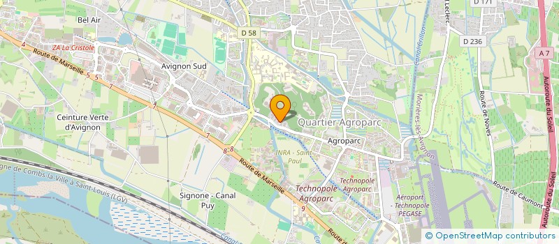 localisation de l'entreprise MONSIEUR SULAIMAN SHINWARI  AVIGNON