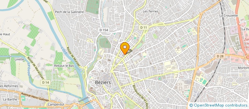 localisation de l'entreprise MONSIEUR SULAIMAN TAKHRIPHA KHAMLICHI  BEZIERS
