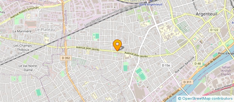 localisation de l'entreprise MONSIEUR SULAY MANA DIALLO DIALLO  ARGENTEUIL