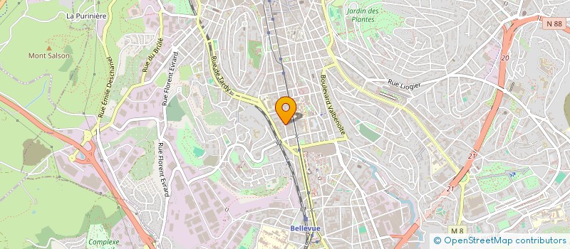 localisation de l'entreprise MONSIEUR SULAYMAN SOWE  SAINT-ETIENNE