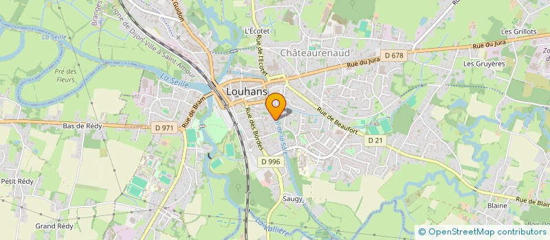localisation de l'entreprise MONSIEUR SULEIMANE SHINWARI à LOUHANS