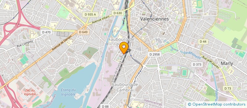 localisation de l'entreprise MONSIEUR SULEMANE HIDANE à VALENCIENNES