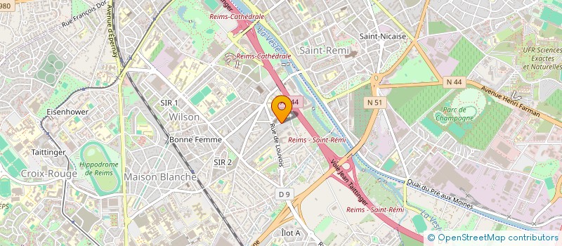 localisation de l'entreprise MONSIEUR SULEYMAN DOGAN  REIMS