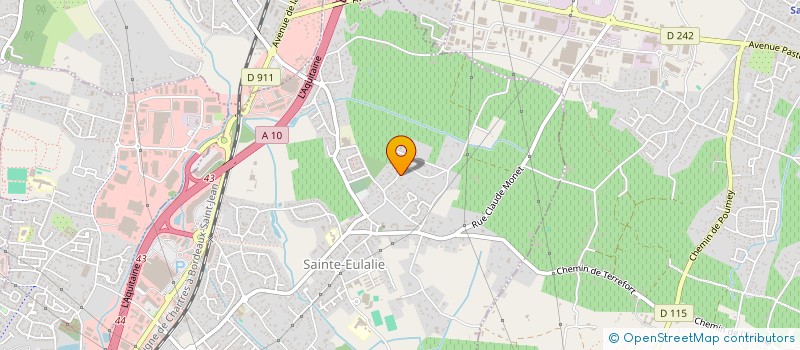 localisation de l'entreprise MONSIEUR SULEYMAN EXPRESS  SAINTE-EULALIE