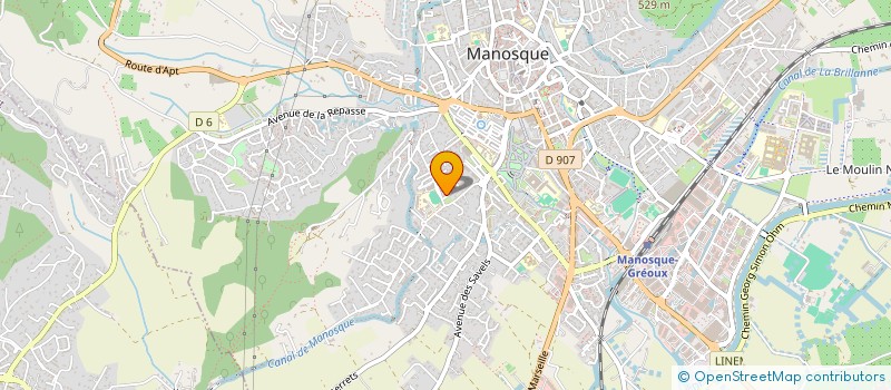 localisation de l'entreprise MONSIEUR SULEYMAN UZUNTURK  MANOSQUE