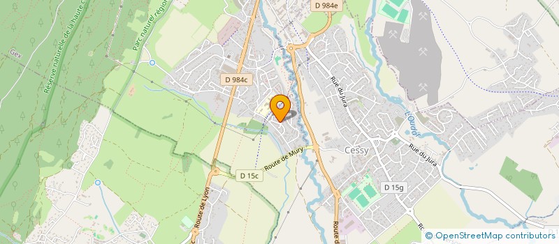 localisation de l'entreprise MONSIEUR SULEYMANE BENHAMOU  GEX