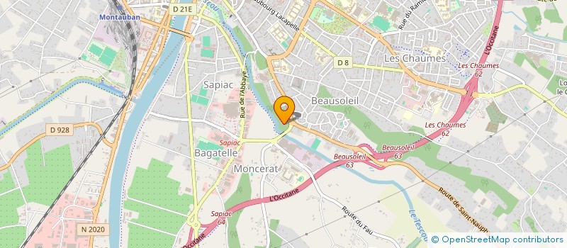 localisation de l'entreprise MONSIEUR SULIEMAN IBRAHIM  MONTAUBAN