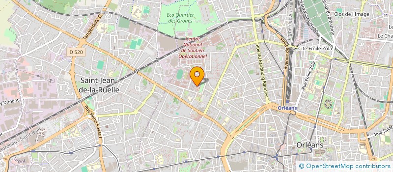 localisation de l'entreprise MONSIEUR SULIEMAN MUSA MOHAMED  ORLEANS