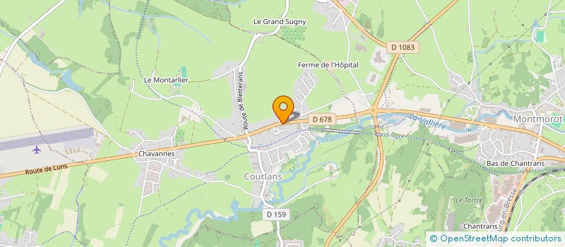 localisation de l'entreprise MONSIEUR SULIVAN BADET  COURLANS