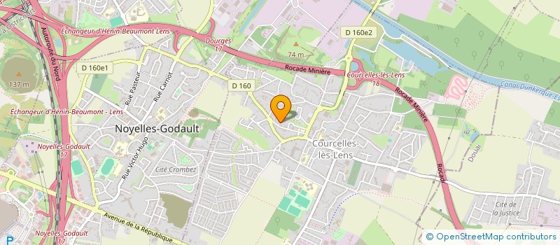 localisation de l'entreprise MONSIEUR SULIVAN LANNOY  COURCELLES-LES-LENS