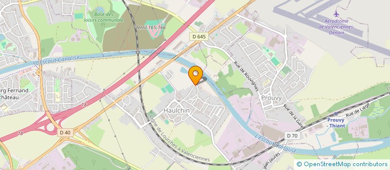 localisation de l'entreprise MONSIEUR SULIVAN RAUX--TELLIEZ  HAULCHIN