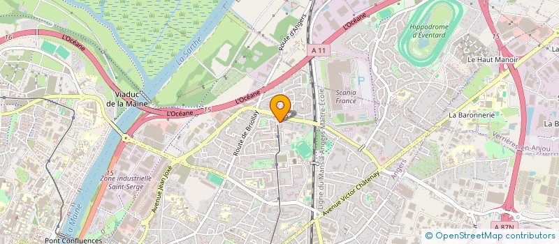 localisation de l'entreprise MONSIEUR SULLIVAN BLANGIS à ANGERS