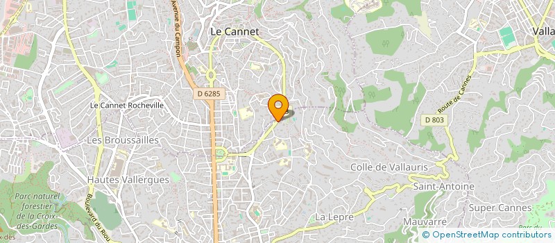 localisation de l'entreprise MONSIEUR SULLIVAN BLOTIAU  CANNES