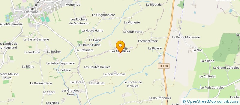 localisation de l'entreprise MONSIEUR SULLIVAN BOULET  MOUTIERS