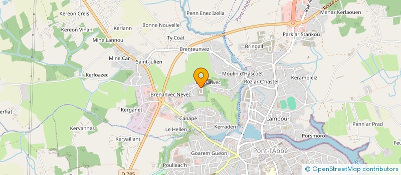 localisation de l'entreprise MONSIEUR SULLIVAN CARIOU  PLONEOUR-LANVERN