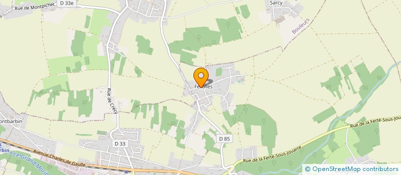 localisation de l'entreprise MONSIEUR SULLIVAN CHALOPET  CRECY-LA-CHAPELLE