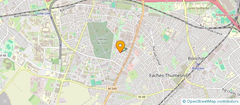 localisation de l'entreprise MONSIEUR SULLIVAN CHATELAIN  LILLE